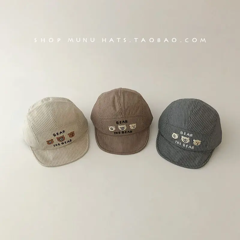 Baby Cap Bear Print Soft Bristle Baseball Hat — feature 5