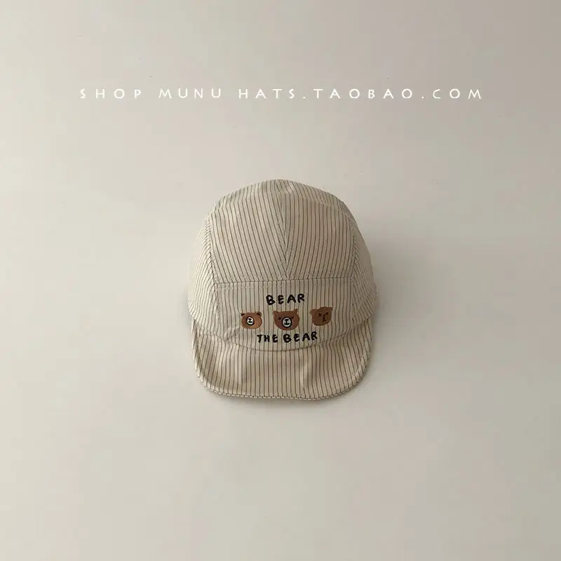 Baby Cap Bear Print Soft Bristle Baseball Hat — feature 8