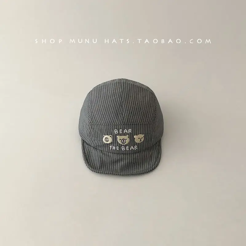 Baby Cap Bear Print Soft Bristle Baseball Hat — feature 9