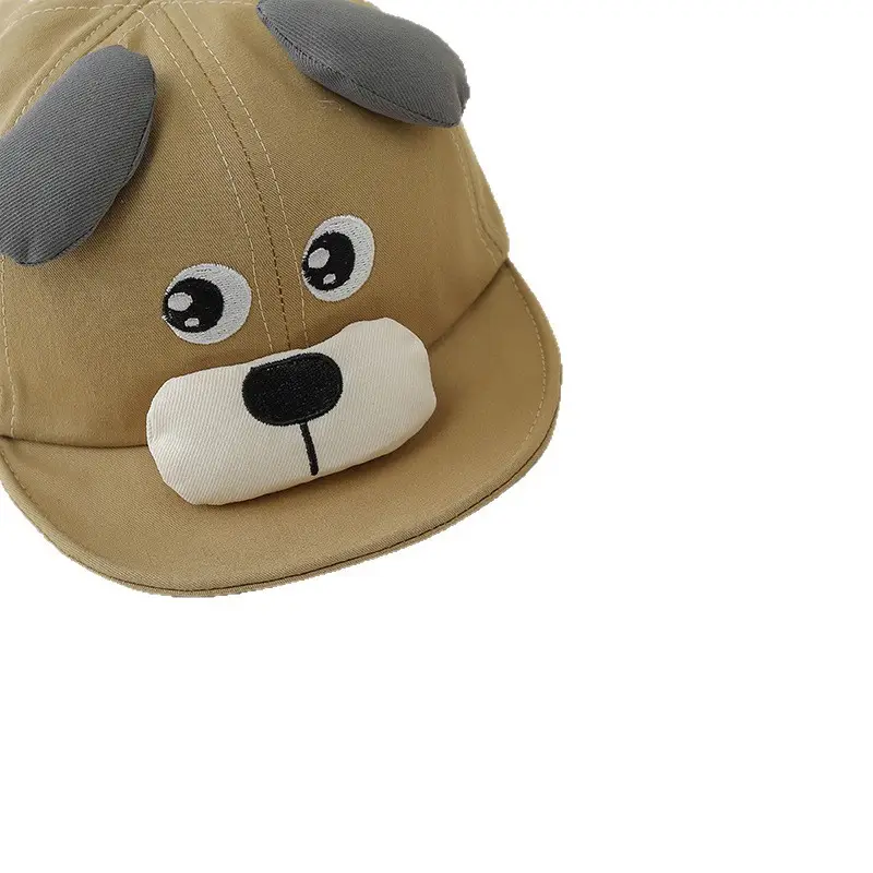 Cartoon Puppy Soft Brim Hat for Babies - Image 9