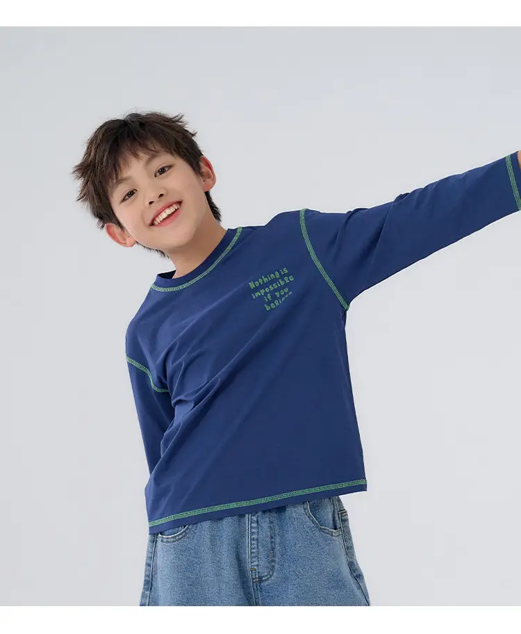 Kids Quick-Drying T-Shirt Cotton Breathable Sports Wear — feature 16