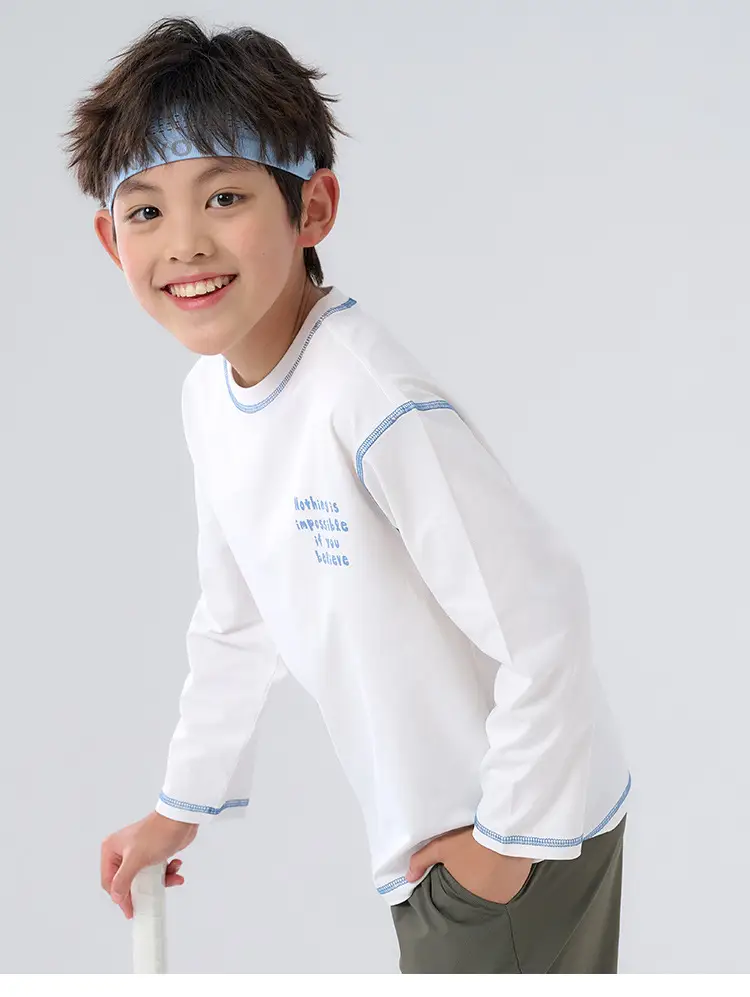 Kids Quick-Drying T-Shirt Cotton Breathable Sports Wear — feature 20