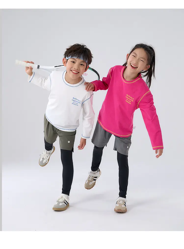 Kids Quick-Drying T-Shirt Cotton Breathable Sports Wear — feature 23