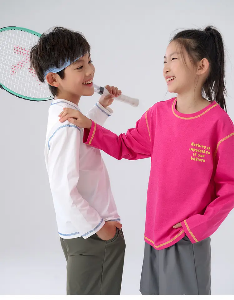 Kids Quick-Drying T-Shirt Cotton Breathable Sports Wear — feature 25