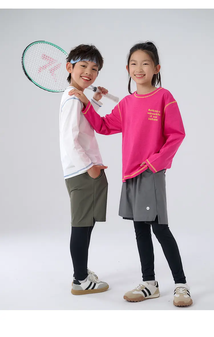 Kids Quick-Drying T-Shirt Cotton Breathable Sports Wear — feature 26
