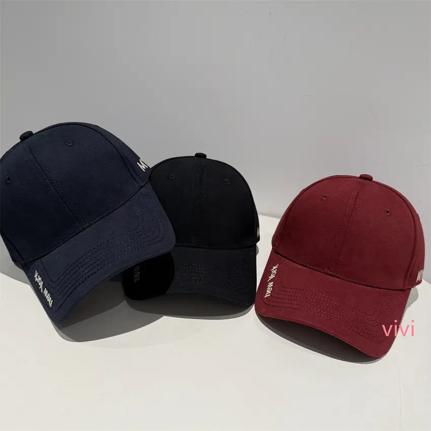 Women Hard-Top Baseball Cap Maroon Wide Brim Sun Protection — feature 5