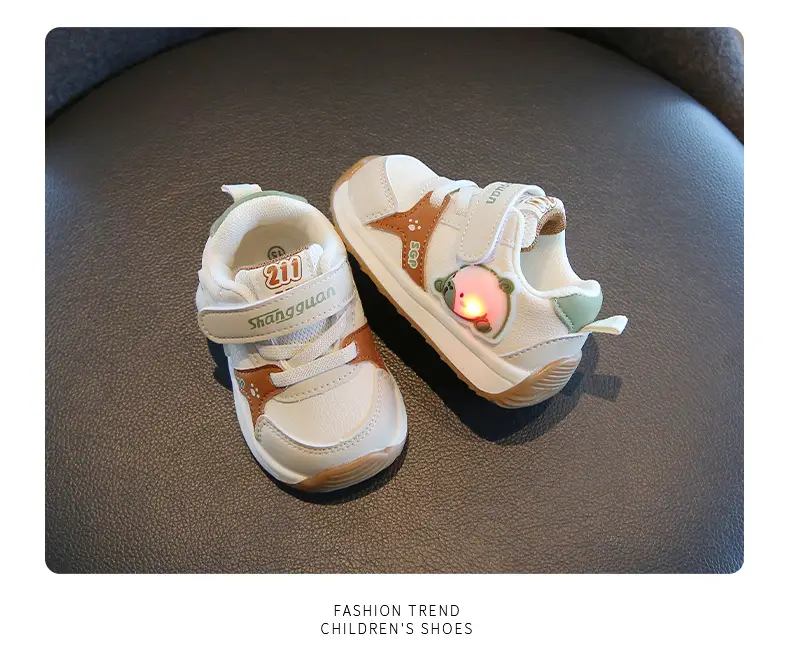 Baby Key Shoes with LED Light 1-2Yrs Soft Sole — feature 12