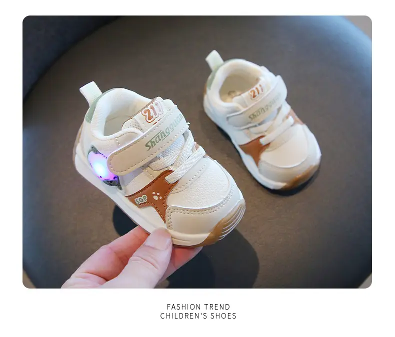 Baby Key Shoes with LED Light 1-2Yrs Soft Sole — feature 14