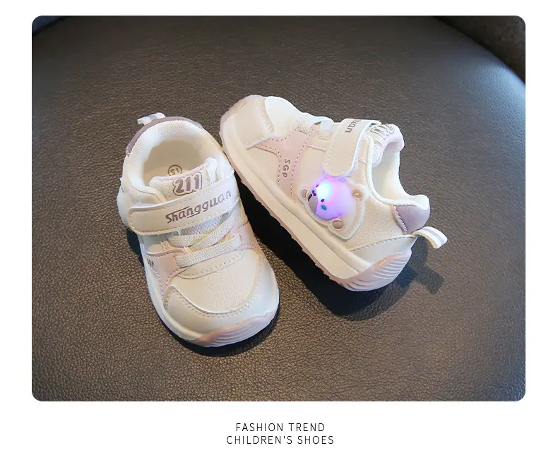 Baby Key Shoes with LED Light 1-2Yrs Soft Sole — feature 16