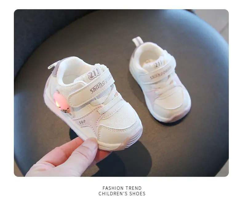 Baby Key Shoes with LED Light 1-2Yrs Soft Sole — feature 18