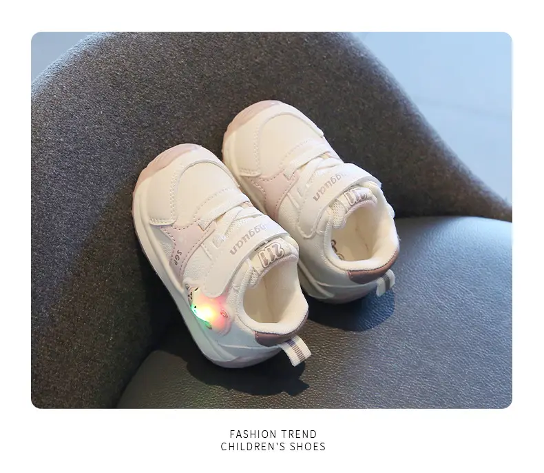Baby Key Shoes with LED Light 1-2Yrs Soft Sole — feature 19