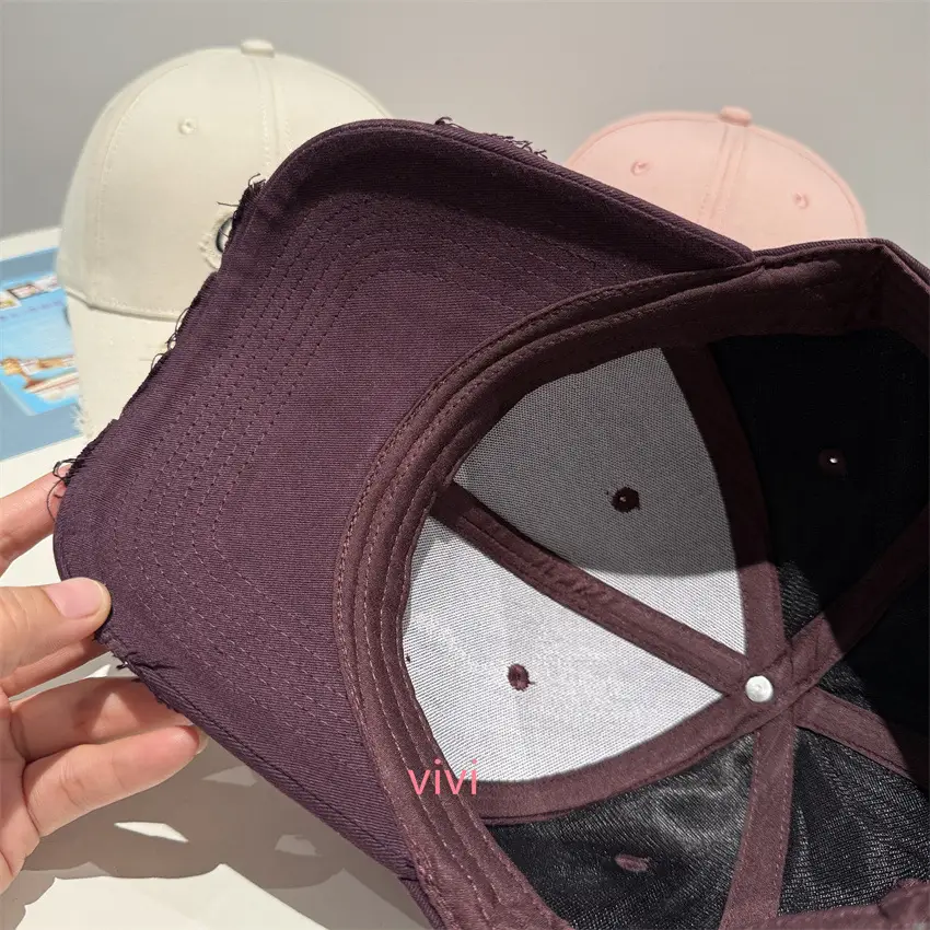 Black Central Embroidered Baseball Cap for Women — feature 3