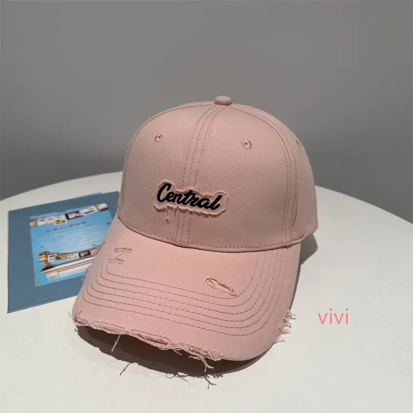 Black Central Embroidered Baseball Cap for Women - Image 7