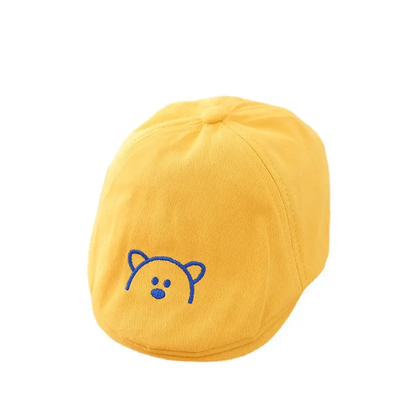 Kids Bear Cap Sun Hat Red Blue Yellow - Image 9