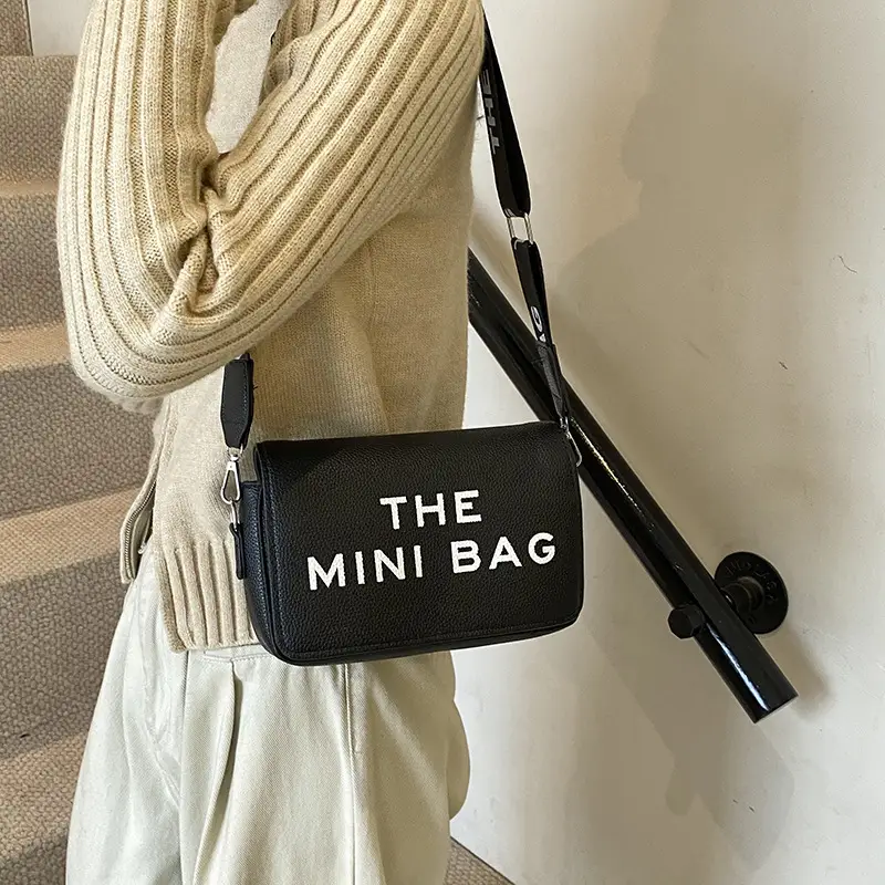 New Simple Letter Print Mini Crossbody Bag - Image 7