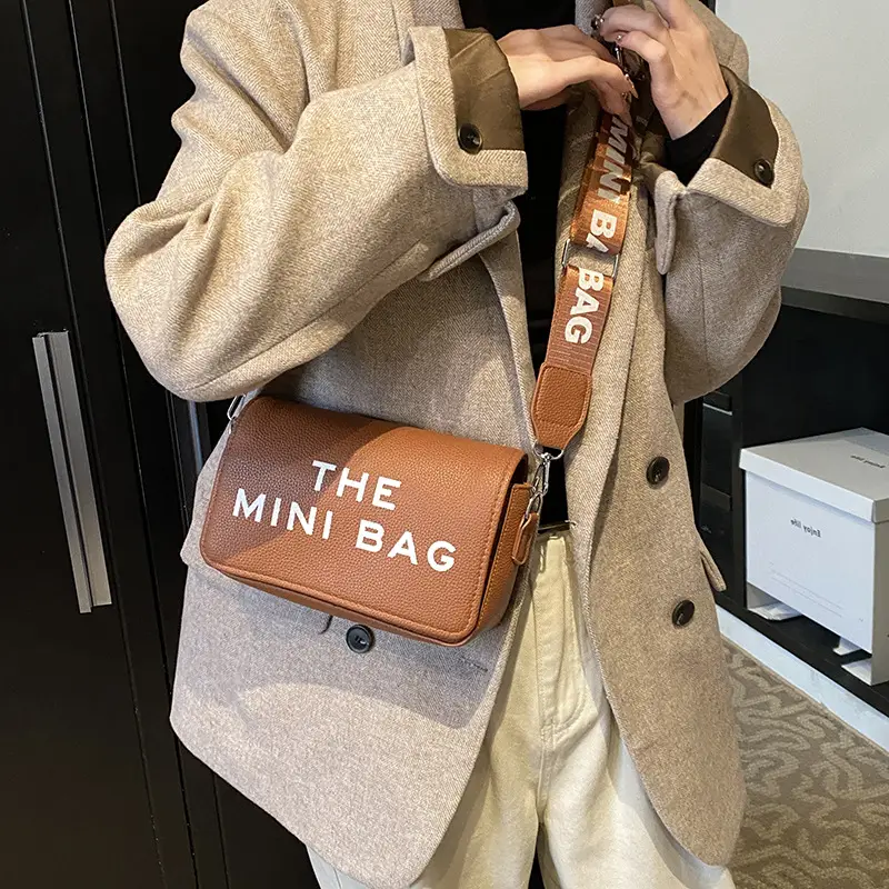 New Simple Letter Print Mini Crossbody Bag - Image 8