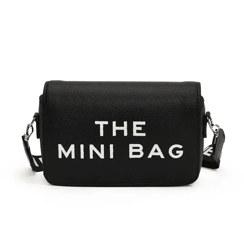 New Simple Letter Print Mini Crossbody Bag - Image 9
