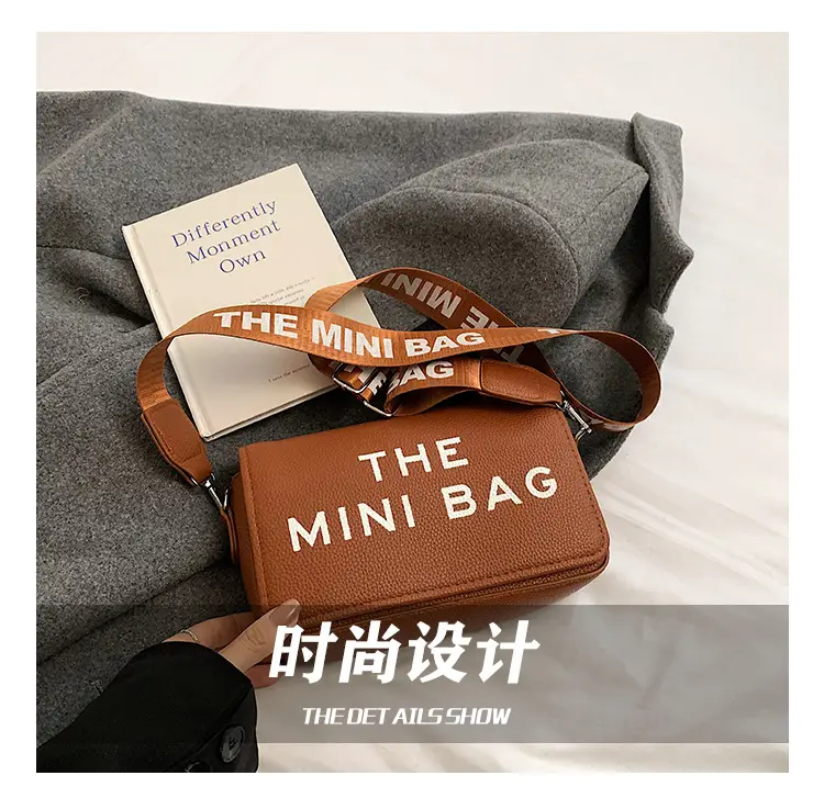 New Simple Letter Print Mini Crossbody Bag — feature 3