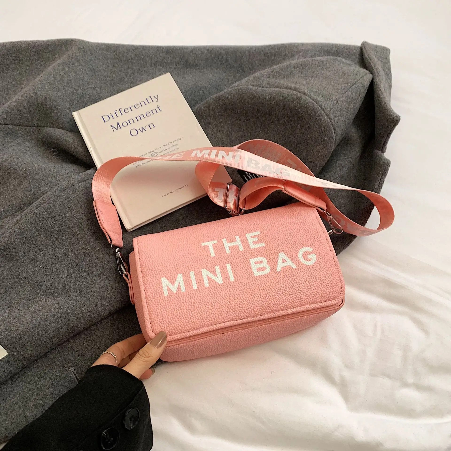 New Simple Letter Print Mini Crossbody Bag - Image 4