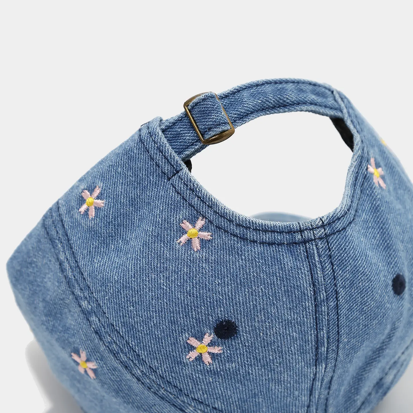 Black Embroidered Women's Sun Hat for Autumn Travel — feature 10