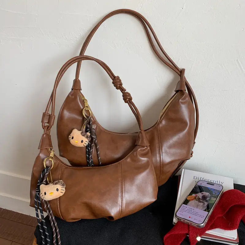 Brown Leather Shoulder Bag for Women 2025 - Image 17