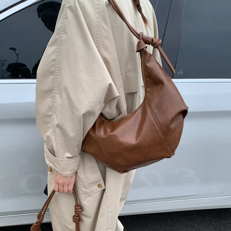 Brown Leather Shoulder Bag for Women 2025 - Image 19