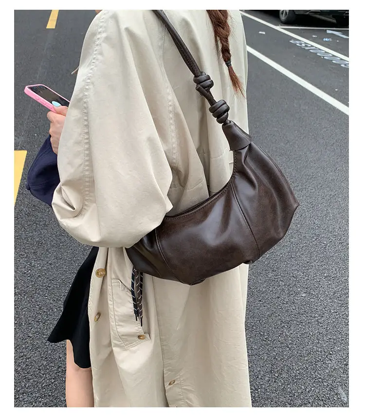 Brown Leather Shoulder Bag for Women 2025 — feature 14