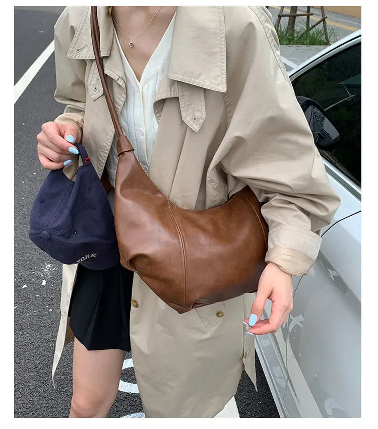 Brown Leather Shoulder Bag for Women 2025 — feature 16