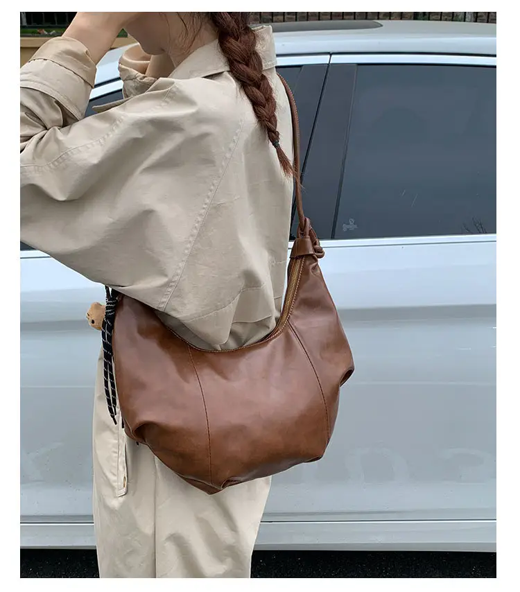 Brown Leather Shoulder Bag for Women 2025 — feature 17