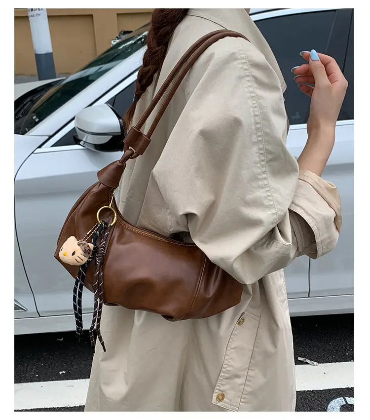 Brown Leather Shoulder Bag for Women 2025 — feature 18