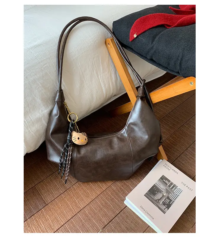 Brown Leather Shoulder Bag for Women 2025 — feature 35
