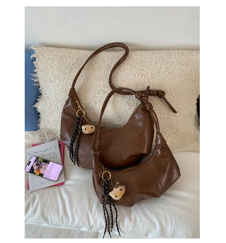 Brown Leather Shoulder Bag for Women 2025 — feature 37