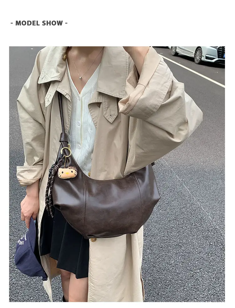 Brown Leather Shoulder Bag for Women 2025 — feature 9