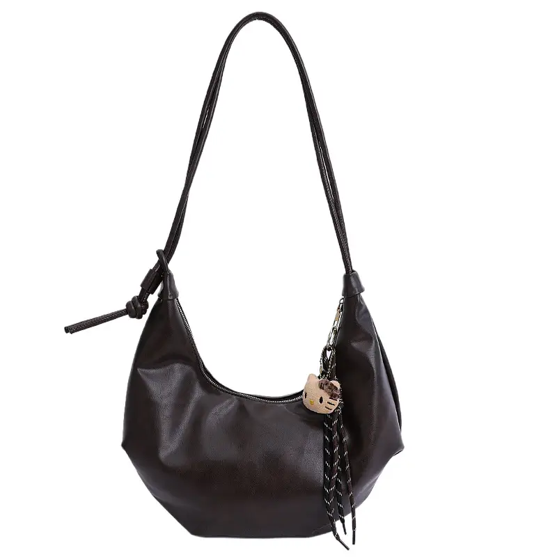 Brown Leather Shoulder Bag for Women 2025 - Image 2
