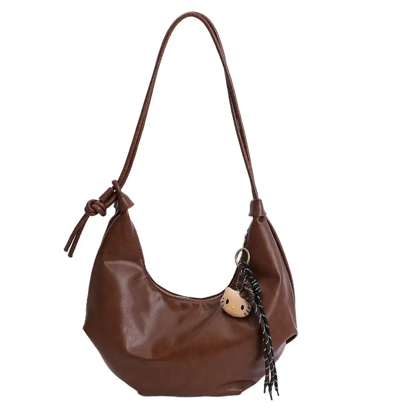 Brown Leather Shoulder Bag for Women 2025 - Image 3