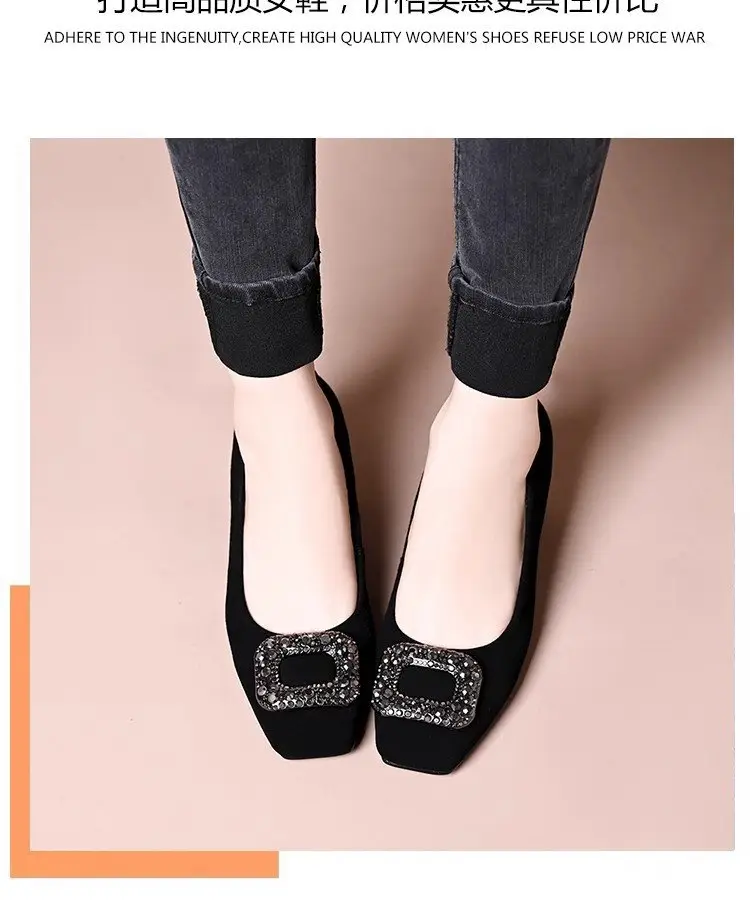 Rhinestone Flat Heels Women Black 2025 — feature 10
