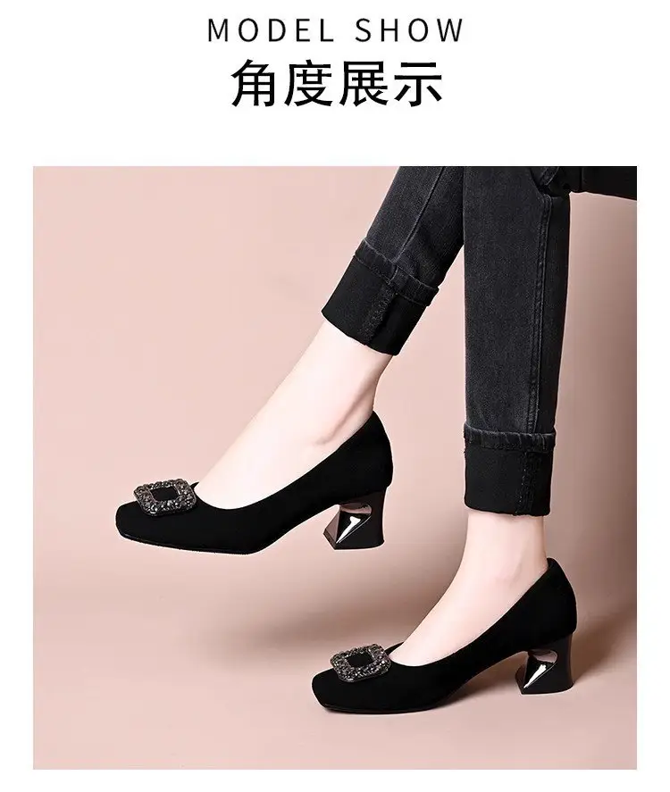 Rhinestone Flat Heels Women Black 2025 — feature 6
