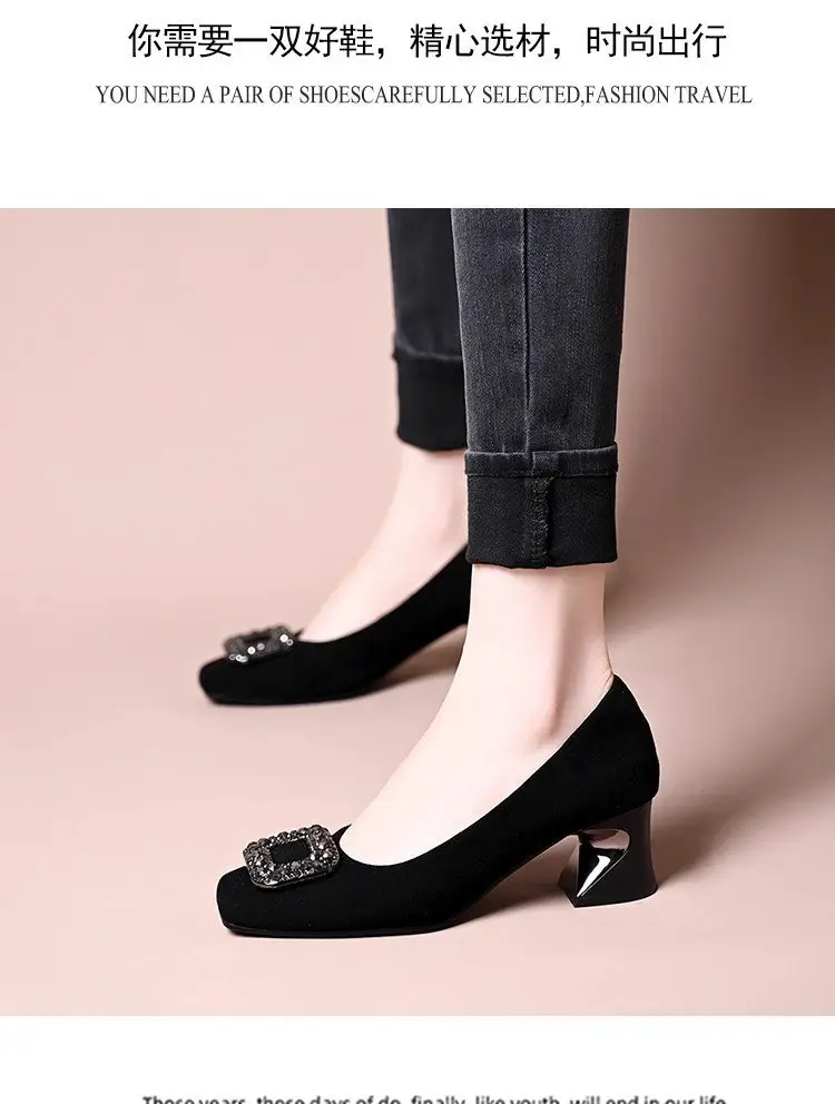 Rhinestone Flat Heels Women Black 2025 — feature 8