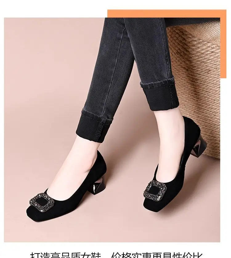Rhinestone Flat Heels Women Black 2025 — feature 9