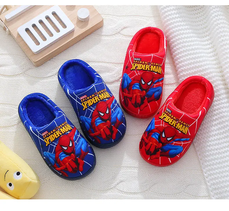 Children's Cotton Slippers for Older Kids, Winter Cartoon Non-Slip Warm Indoor Closed-Back Cotton Shoes for Boys and Girls, Trendy, Fleece-Lined and Thickened — feature 20