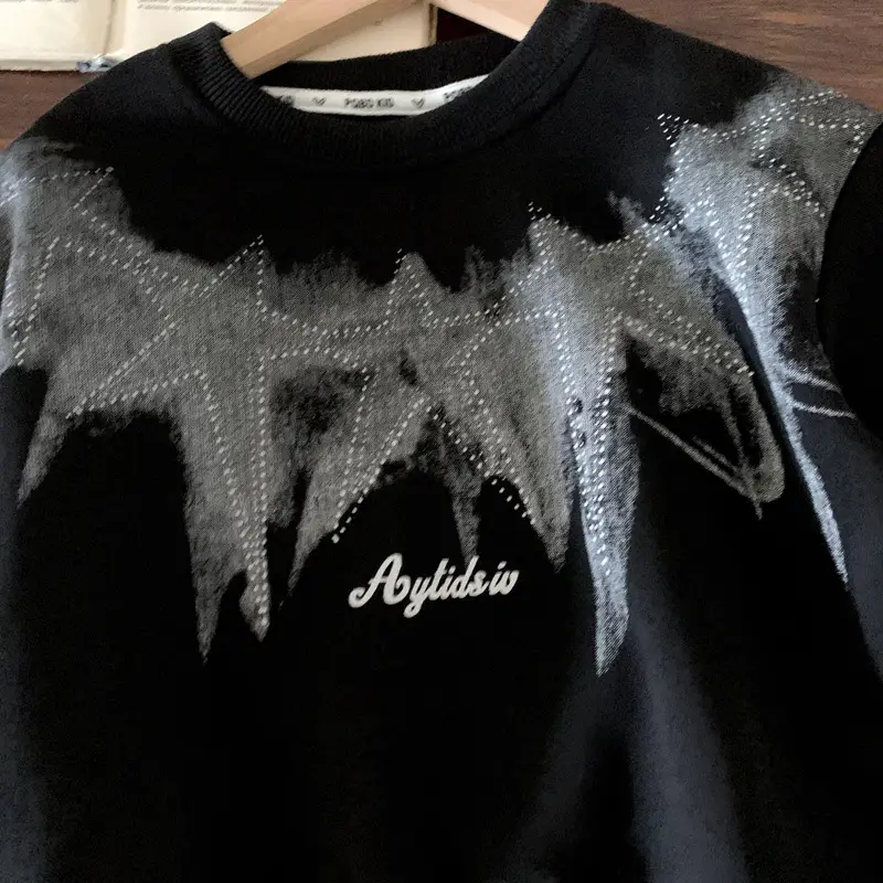 Boys Cotton Sweatshirt Black Ayatul Islam Design — feature 5