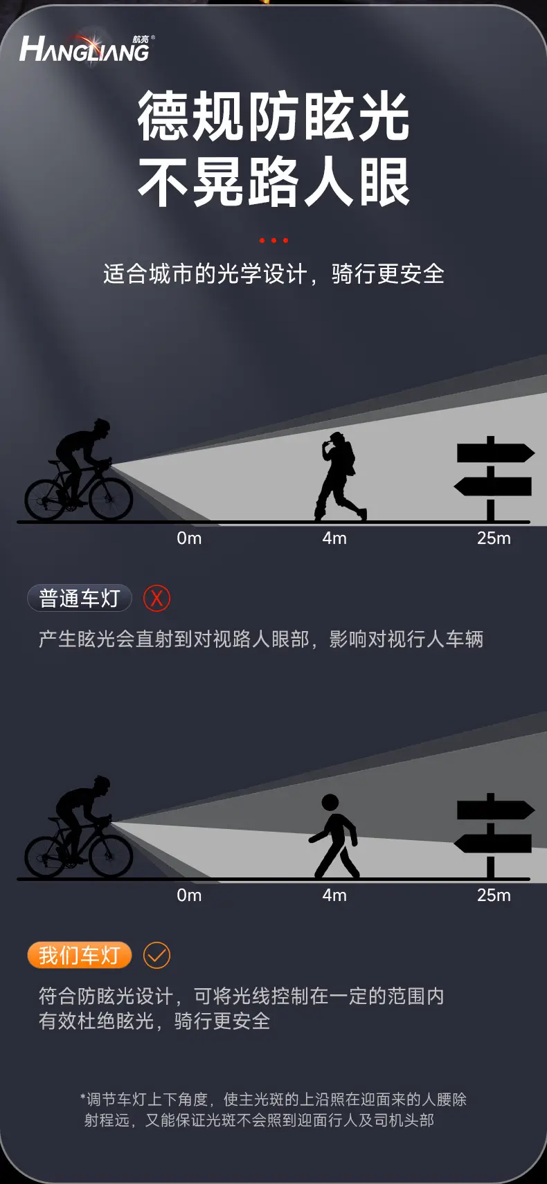 Bicycle Night Cycling Light Lighting Headlight Brake Warning Mountain Road Bicycle Rear Tail Light Cycling Equipment Accessories — feature 4