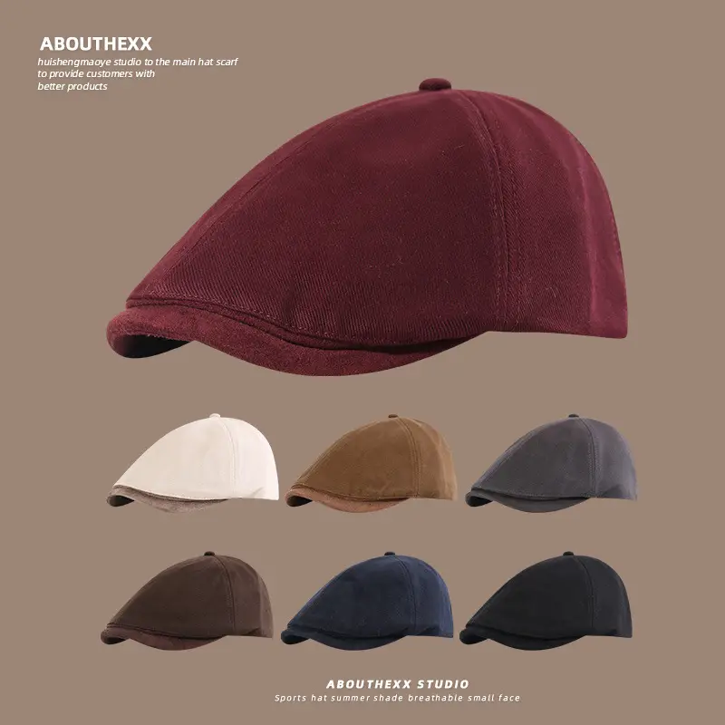 2025 Japanese Retro Forward Cap Men Duckbill Cap - Image 8