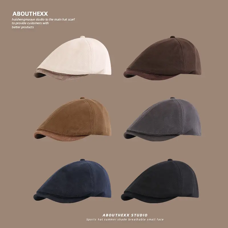 2025 Japanese Retro Forward Cap Men Duckbill Cap - Image 9
