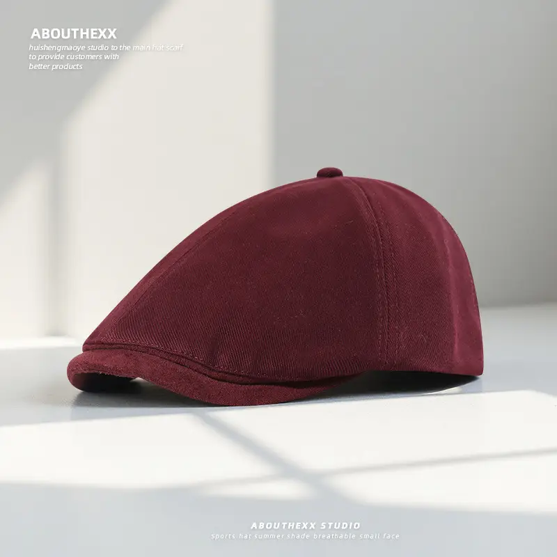 2025 Japanese Retro Forward Cap Men Duckbill Cap - Image 7