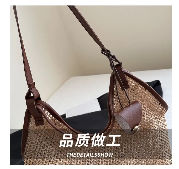 Women Woven Shoulder Bag 2025 Summer Niche Design — feature 3