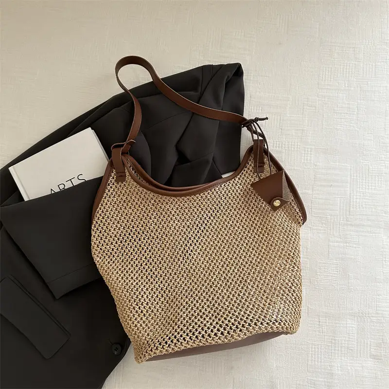 Women Woven Shoulder Bag 2025 Summer Niche Design - Image 2