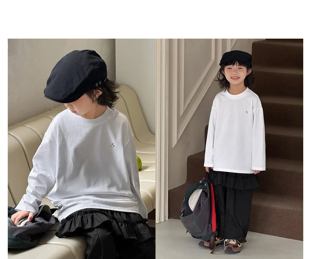 Pure Cotton Boys T-Shirt 2025 Autumn Long Sleeve Casual Wear — feature 26