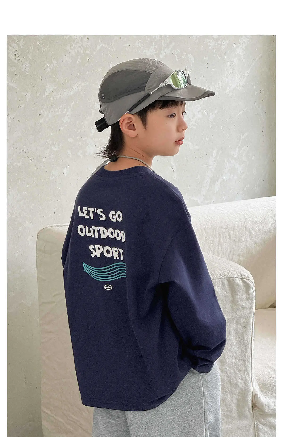 Pure Cotton Boys T-Shirt 2025 Autumn Long Sleeve Casual Wear — feature 31