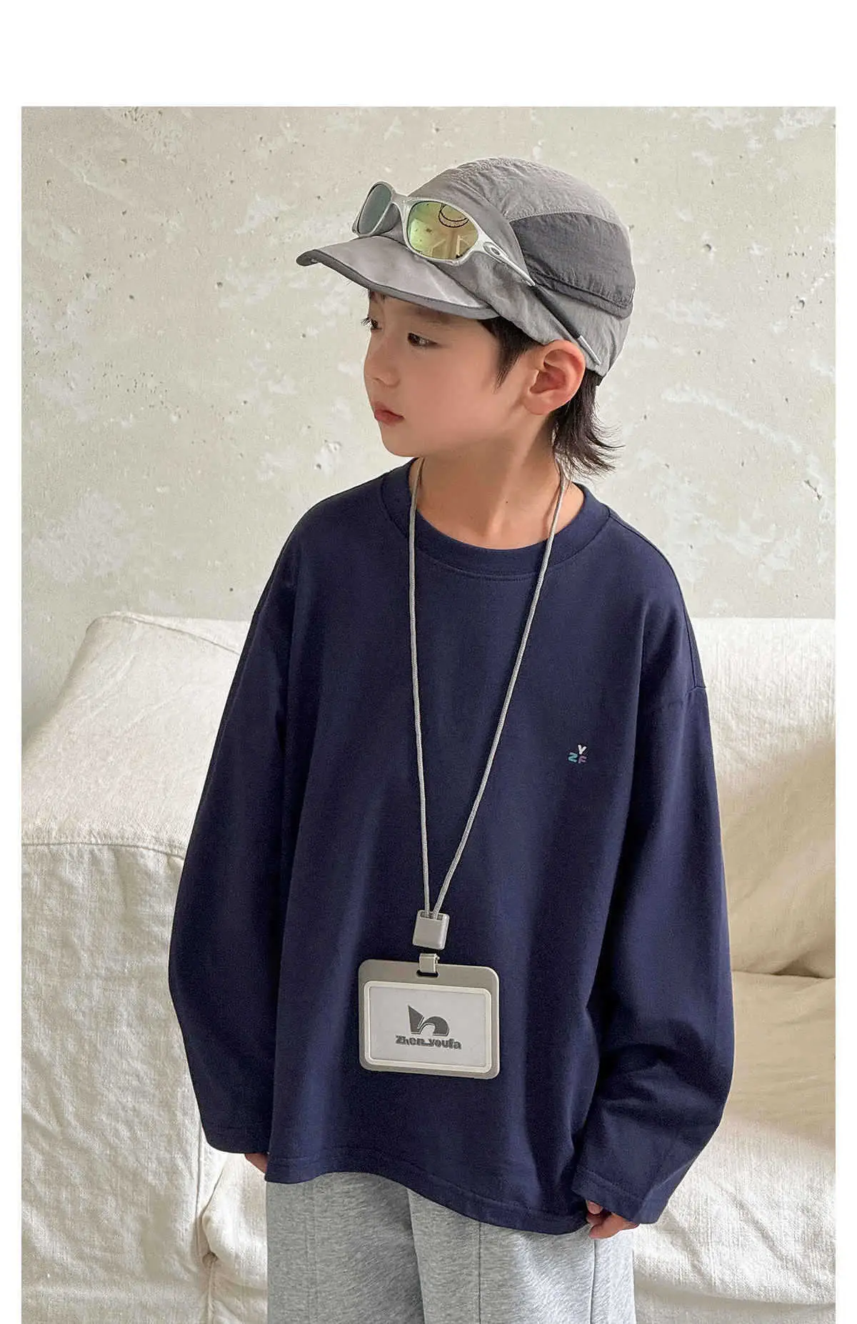 Pure Cotton Boys T-Shirt 2025 Autumn Long Sleeve Casual Wear — feature 33